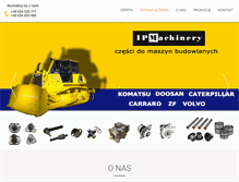 Tablet Screenshot of ipmachinery.pl